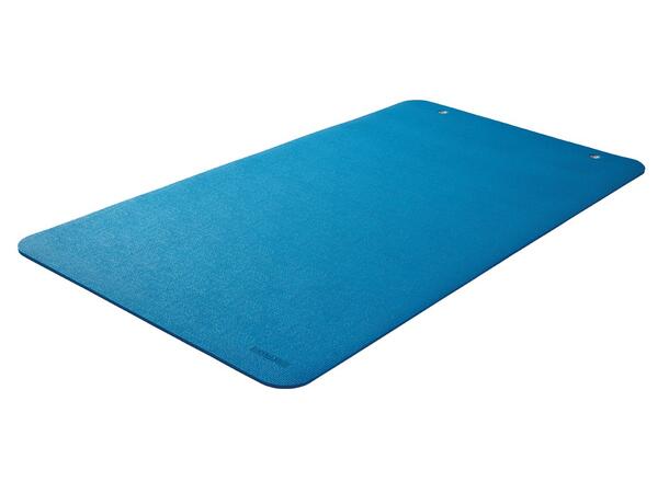 Treningsmatte 200 x 100 x 1 cm - Blå Med hull til oppheng